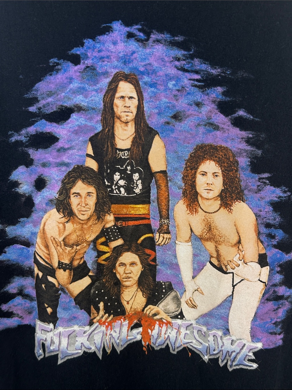 Fucking Awesome Heavy Metal Raglan Men's Tee L
